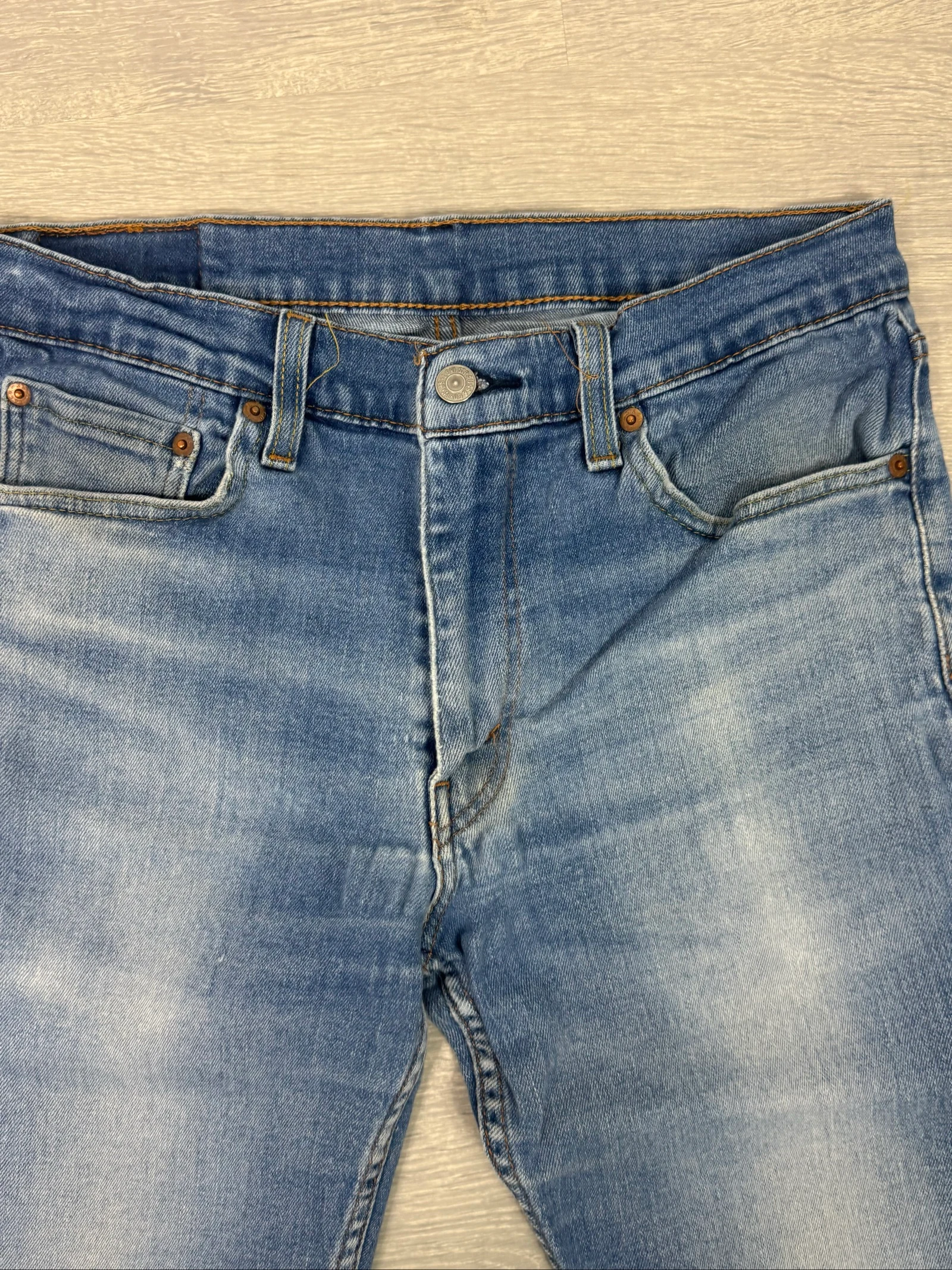 Levi’s 511 Slim Jeans Heren W33 L32 Blauw Gewassen Stretch Denim Origineel Levi Strauss – photo 8